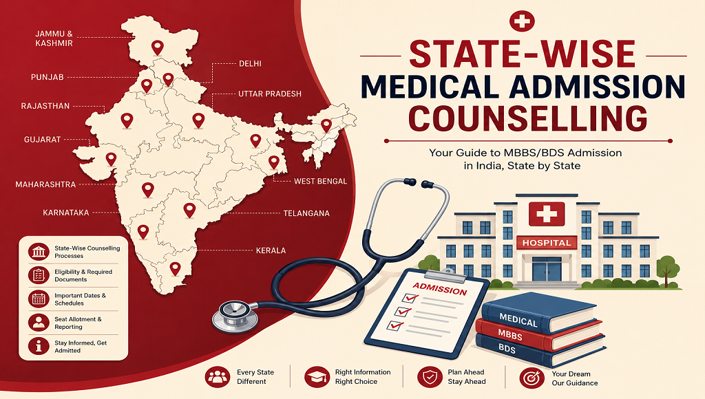 Student checking NEET state quota counselling 2026 eligibility and schedule